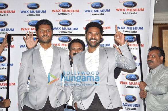 prabhu dheva unveils his wax statue at celebrity wax museum of lonavla 3