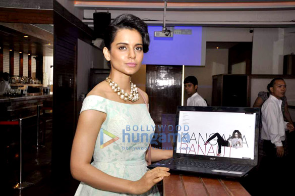 kangna ranaut re launches her official website 2