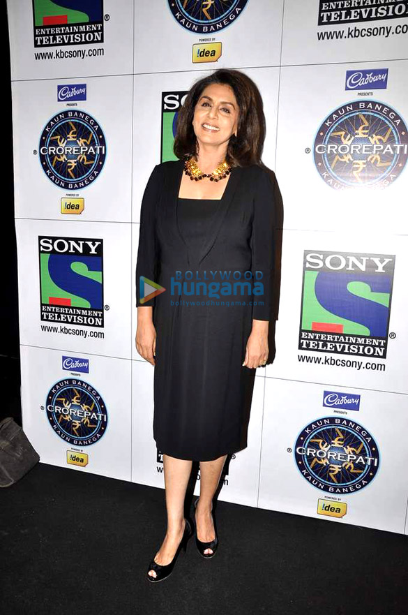 ranbir neetu singh on the sets of kaun banega crorepati 4
