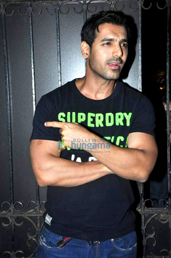 john abraham snapped with his new car 6