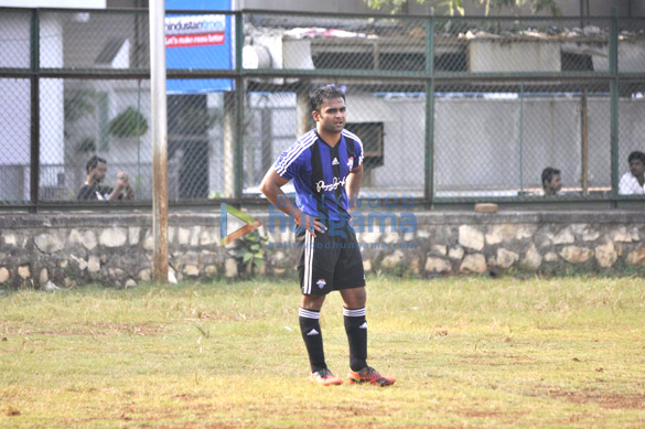 abhishek ranbir aditya practice for all stars football 15