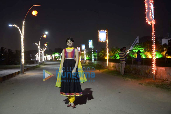 madhurima tuli celebrates eco friendly diwali at i land ajmera 6