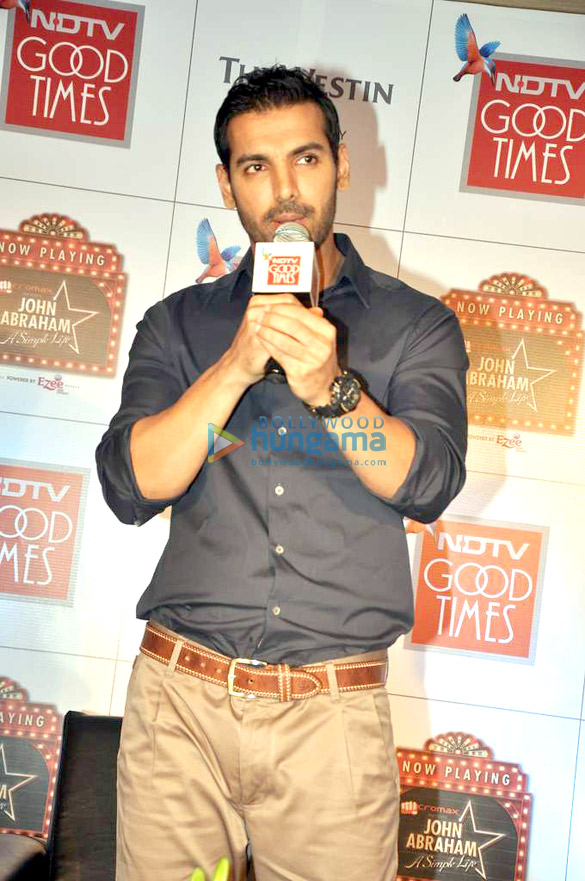 ndtv good times announces the launch of john abraham a simple life 6