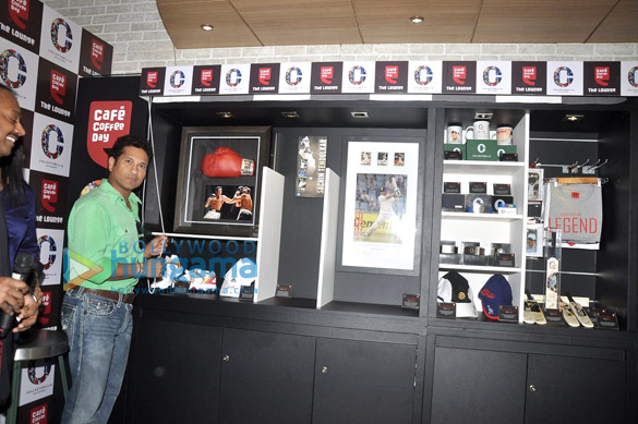 sachin tendulkar at the promotion of cafe coffee day 2
