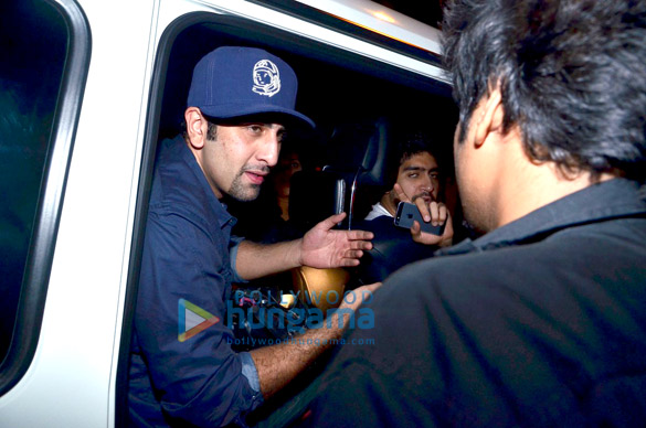 ranbir kapoor snapped outside olive 2