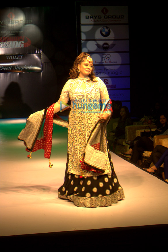 preeti singhal showcases her indian couture at runway rising 3