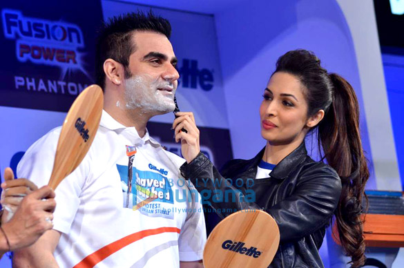 malaika neha promote gillettes new products 3