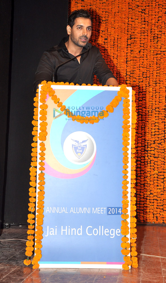 john abraham graces jai hind colleges 11th alumni meet 2014 7