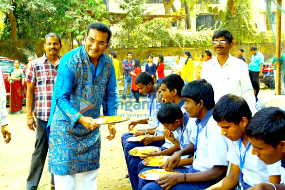 abhijeet feeds blinds kids on the occasion of saraswati pooja 6