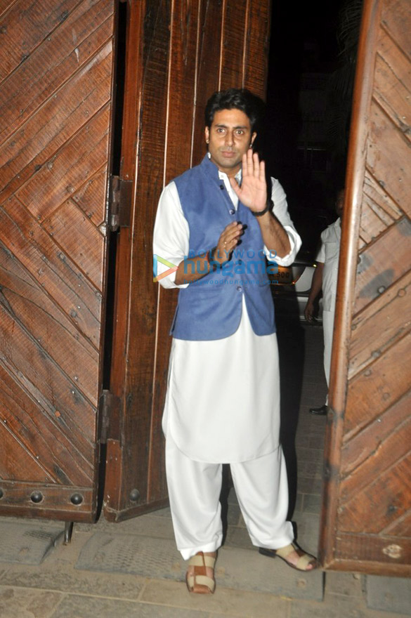 shahrukh karan farah at abhisheks birthday bash 3