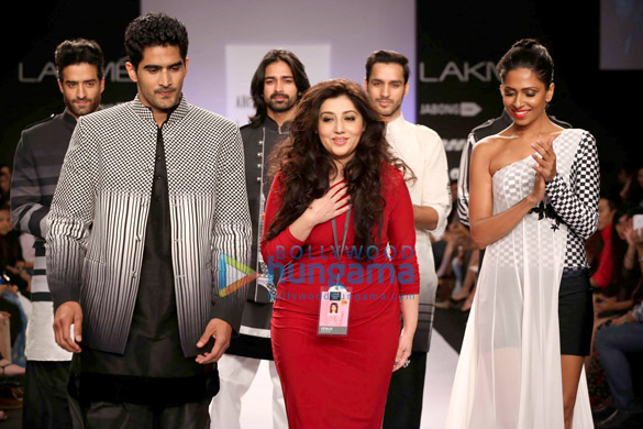 cast of fugly at lakme fashion week 2014 2
