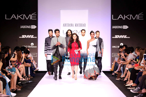 cast of fugly at lakme fashion week 2014 5
