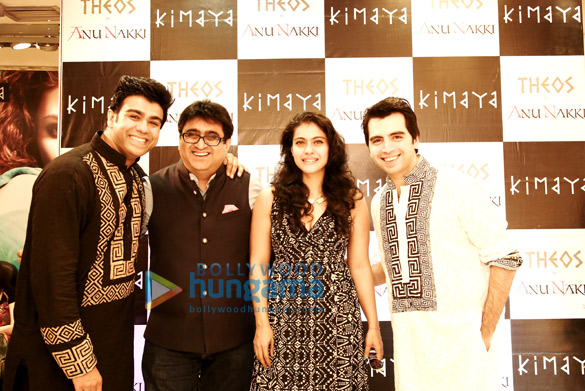 kajol attends arhhan junaaids theos collection launch 2