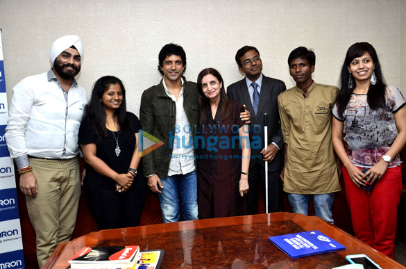 farhan akhtar graces omron campaign for visually impaired 2