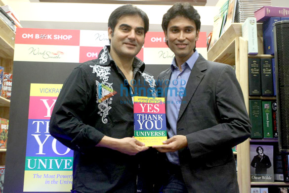 arbaaz khan unveils vickrant mahajans book yes thank you universe 2