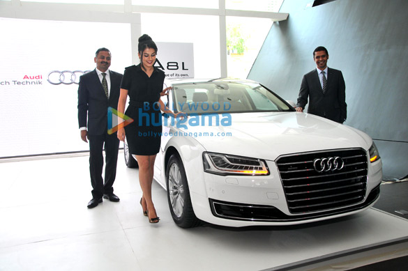 tapsee pannu unveils the latest version of audi a8l 2