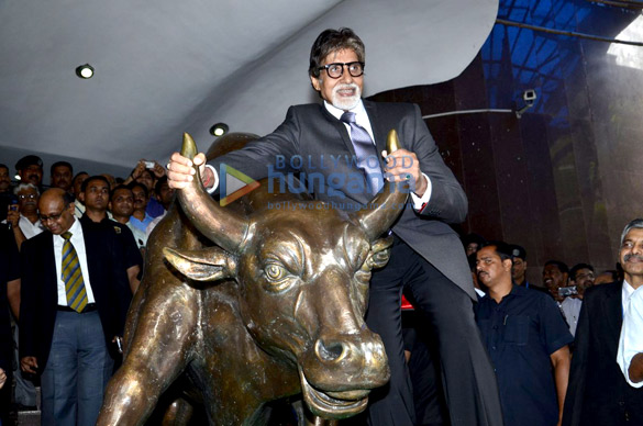 big b rings the opening bell of bse as a part of his tv serial yudhs promotions 5