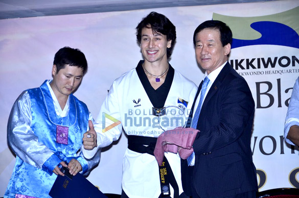 tiger shroff awarded with his 5th degree black belt 4
