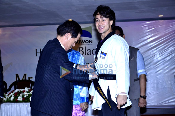 tiger shroff awarded with his 5th degree black belt 8