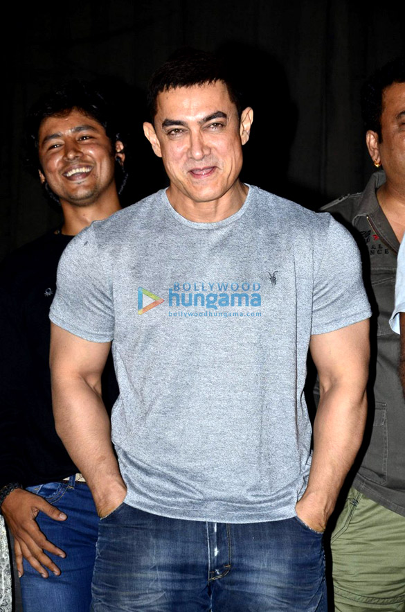 aamir khan at the special screening of saturday sunday 4