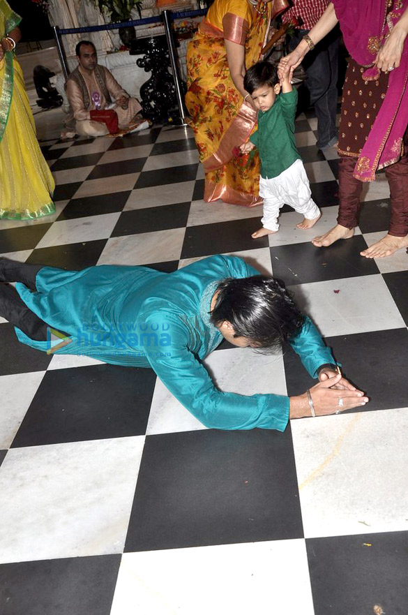 vivek shilpa visit isckon for janmashtami 9