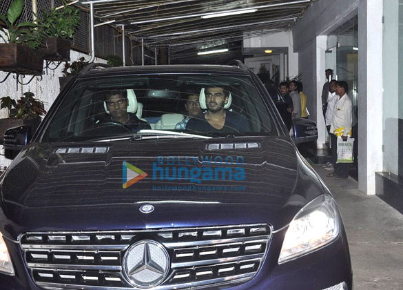 arjun kapoor sonakshi sinha snapped at sunny super sound studio 4