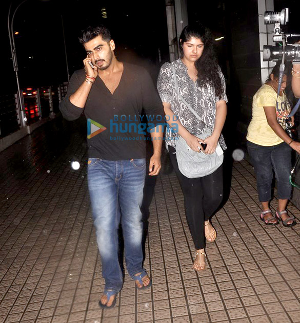sonakshi sinha and arjun kapoor snapped at pvr 3