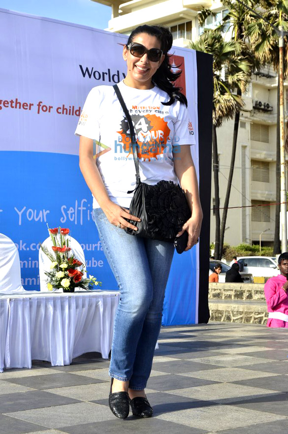 pooja bedi at world vision walkathion for nutrition 7