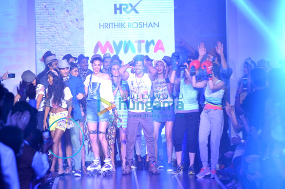 Hrithik Roshan walks for HRX at Myntra Fashion Weekend 2014 Finale