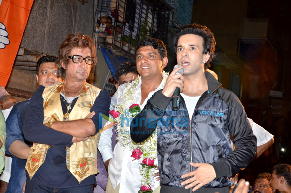 shakti kapoor and aamir ali malik support election candidate aslam shaikh 3
