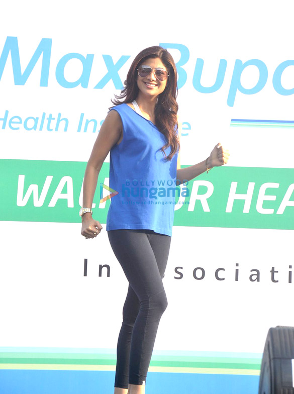 shilpa shetty flags off walk for health campaign by max bupa 7
