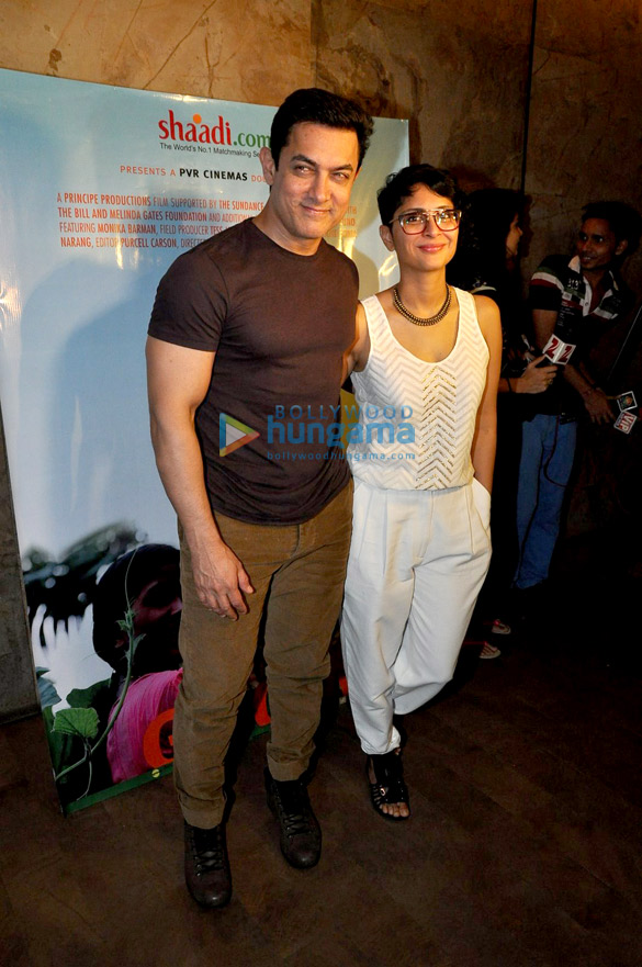aamir khan at the screening of megan mylans documentary 2