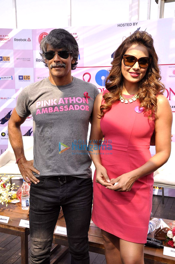 bipasha basu milind soman at the announcement of pinkathons 3rd edition 7