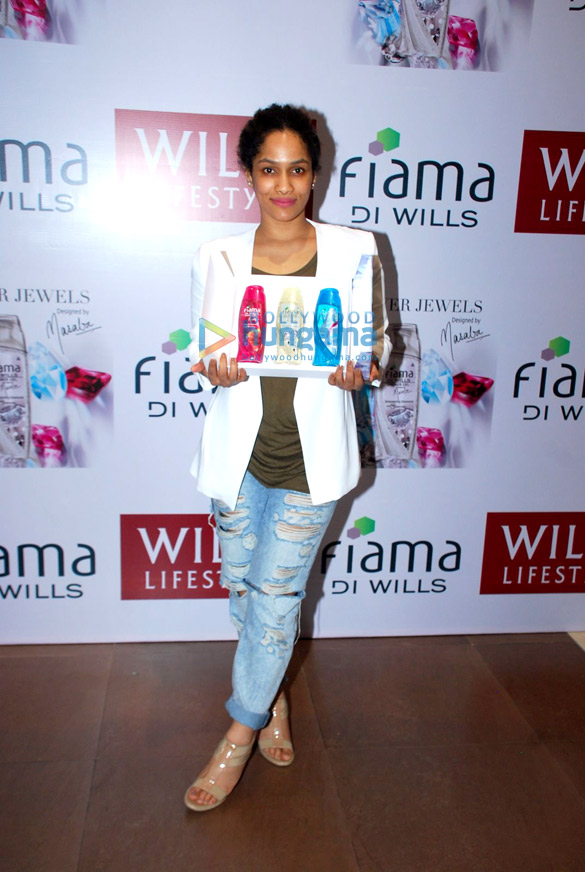 masaba gupta candice pinto nidhi sunil at fiama di wills promotion 3