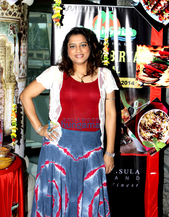 celebs came for kebab and biryani food festival at peninsula grand 10