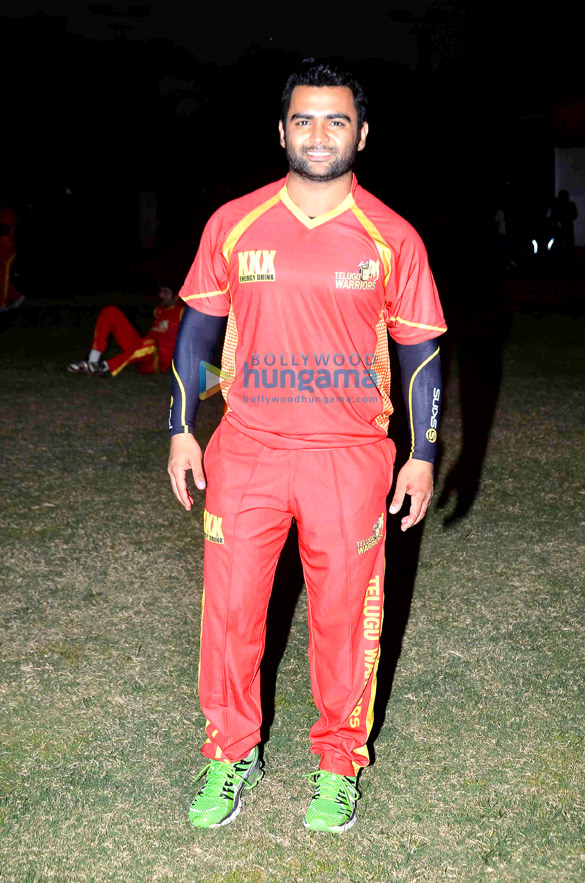 tv celebs snapped at celebrity cricket leagues practice match 11