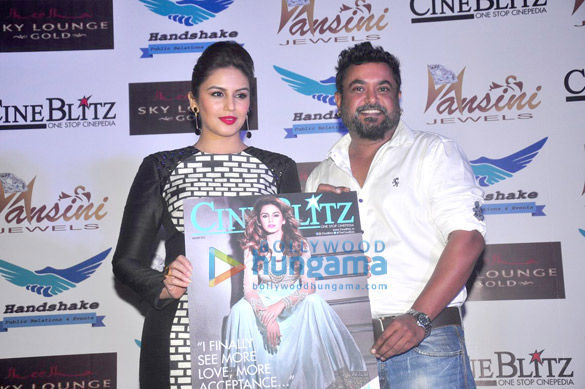 huma qureshi unveils the latest issue of cineblitz 2