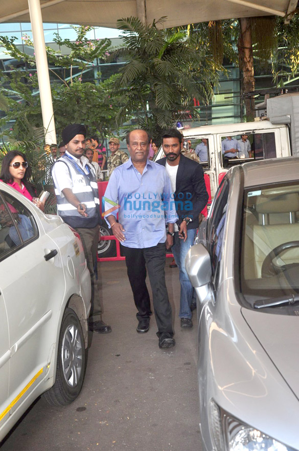 rajinikanth dhanush snapped at the airport 6