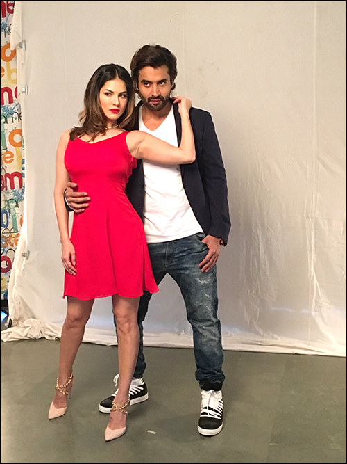 check out sunny leone jackky bhagnani pair up for ad film 2