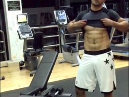 Check out: Varun Dhawan showing off his abs