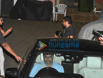 Aamir Khan snapped with mother in Bandra