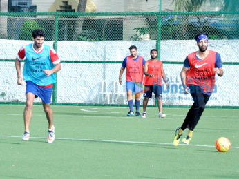 Aditya Roy Kapur snapped at football practise