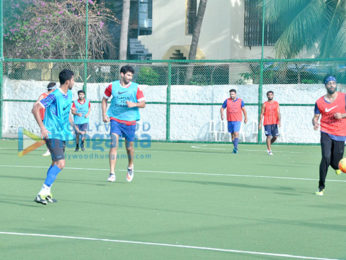 Aditya Roy Kapur snapped at football practise