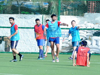 Aditya Roy Kapur snapped at football practise