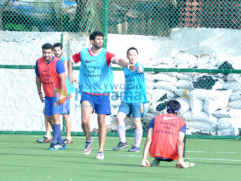 Aditya Roy Kapur snapped at football practise
