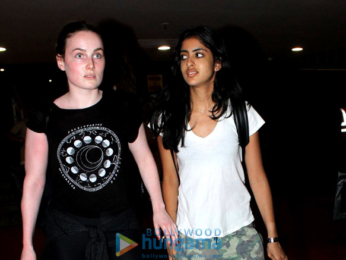 Aryan Khan and Navya Nanda with friends snapped at Mumbai airport