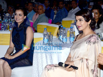 Dia Mirza & Tisca Chopra at Genesis Foundation's fund raising event