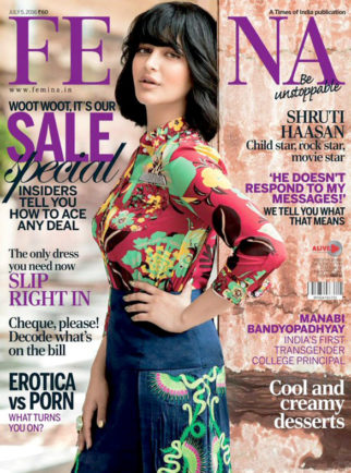 Shruti Haasan On The Cover Of Femina
