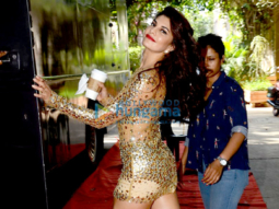 Jacqueline Fernandez snapped at Jhalak Dikhla Jaa promo shoot