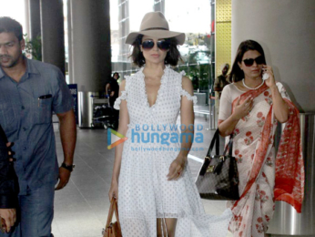 Kangna Ranaut & Manyata Dutt snapped at the airport